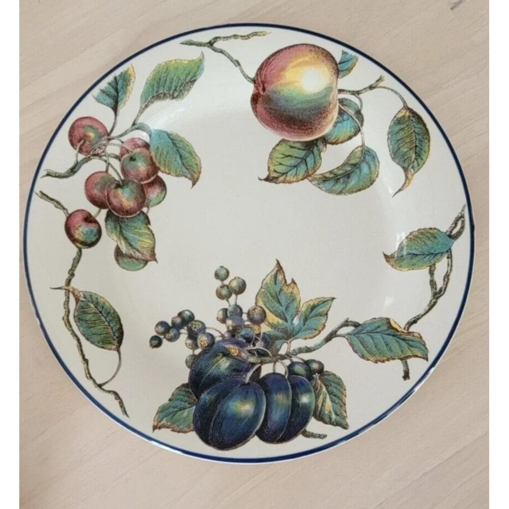 Pier 1 China Macintosh Pattern Angleterre England Dinner Plates 10.25